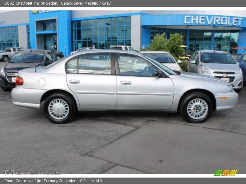 Galaxy Silver Metallic / Gray 2002 Chevrolet Malibu Sedan
