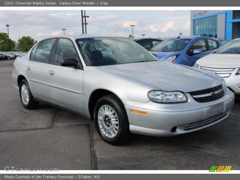 Galaxy Silver Metallic / Gray 2002 Chevrolet Malibu Sedan