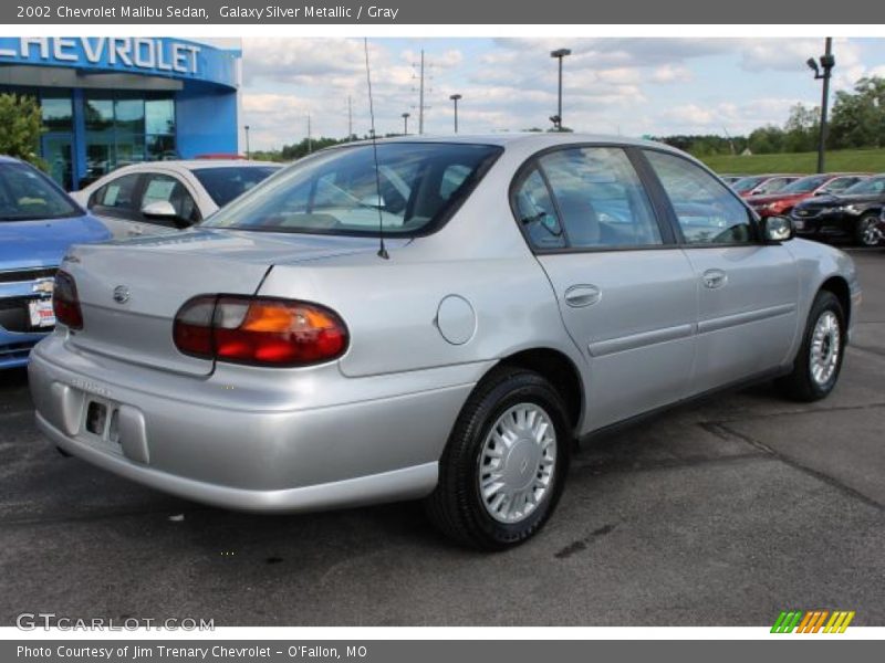 Galaxy Silver Metallic / Gray 2002 Chevrolet Malibu Sedan