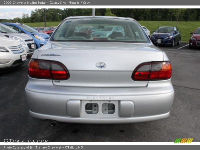 Galaxy Silver Metallic / Gray 2002 Chevrolet Malibu Sedan