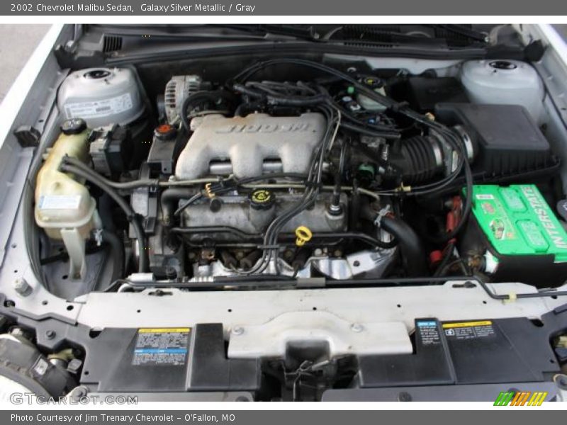 Galaxy Silver Metallic / Gray 2002 Chevrolet Malibu Sedan