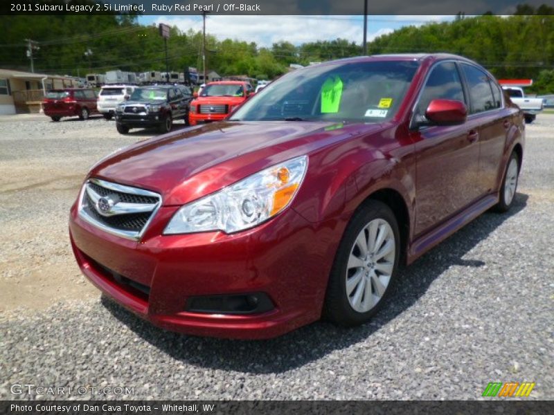Ruby Red Pearl / Off-Black 2011 Subaru Legacy 2.5i Limited