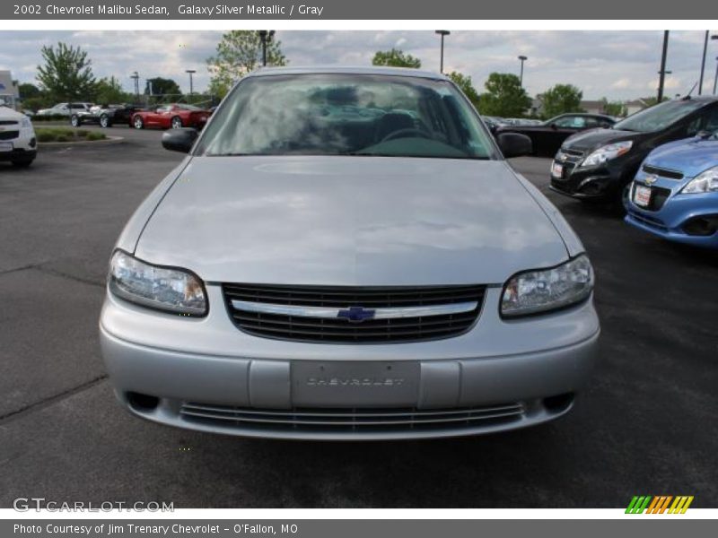 Galaxy Silver Metallic / Gray 2002 Chevrolet Malibu Sedan