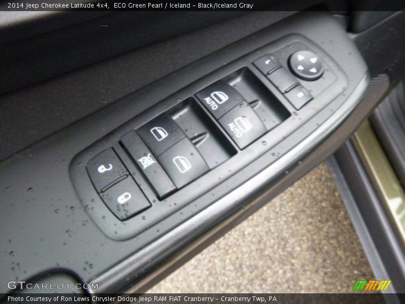 ECO Green Pearl / Iceland - Black/Iceland Gray 2014 Jeep Cherokee Latitude 4x4
