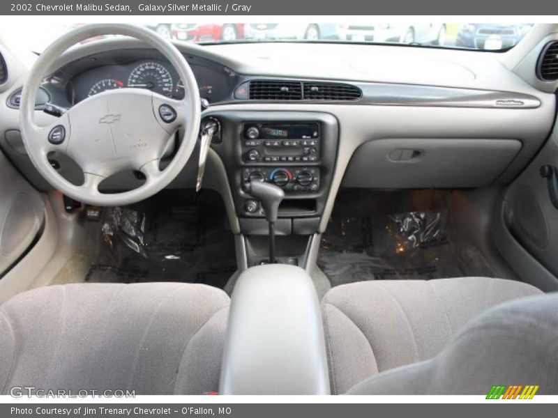 Galaxy Silver Metallic / Gray 2002 Chevrolet Malibu Sedan