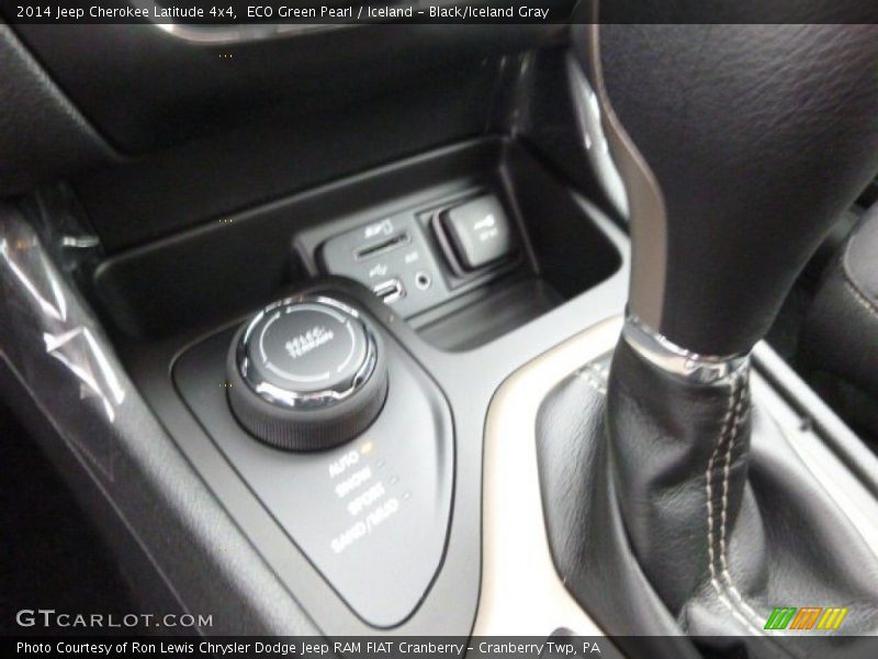 ECO Green Pearl / Iceland - Black/Iceland Gray 2014 Jeep Cherokee Latitude 4x4