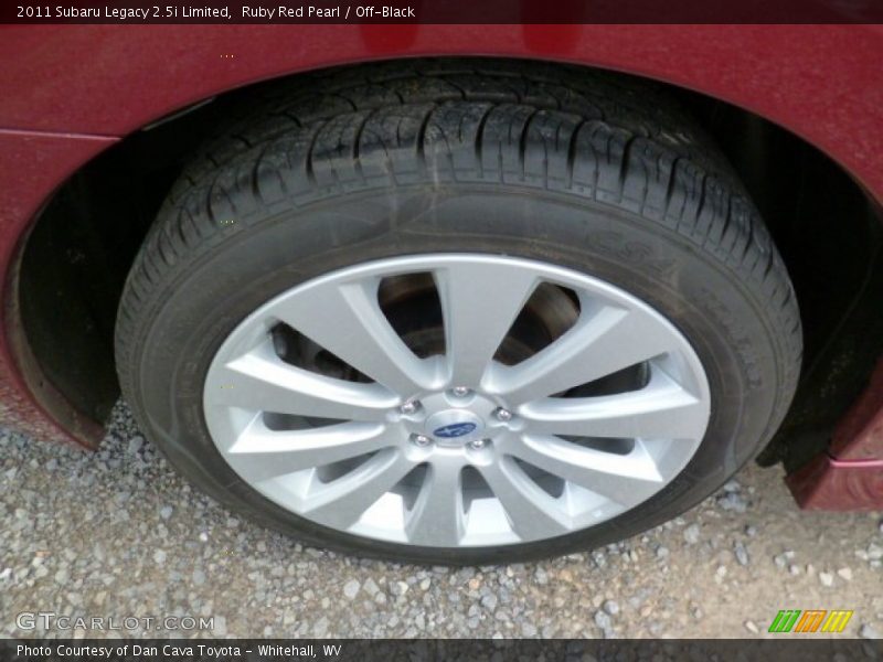 Ruby Red Pearl / Off-Black 2011 Subaru Legacy 2.5i Limited