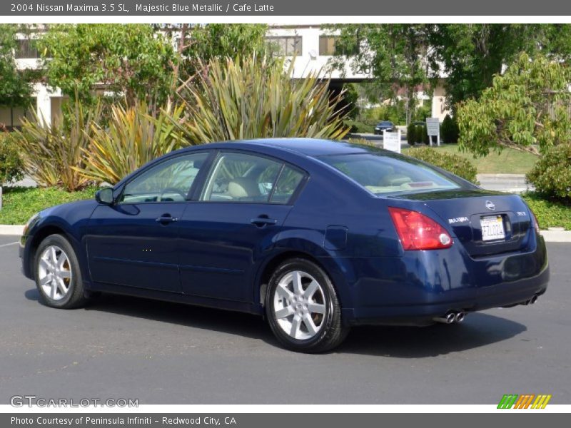 Majestic Blue Metallic / Cafe Latte 2004 Nissan Maxima 3.5 SL