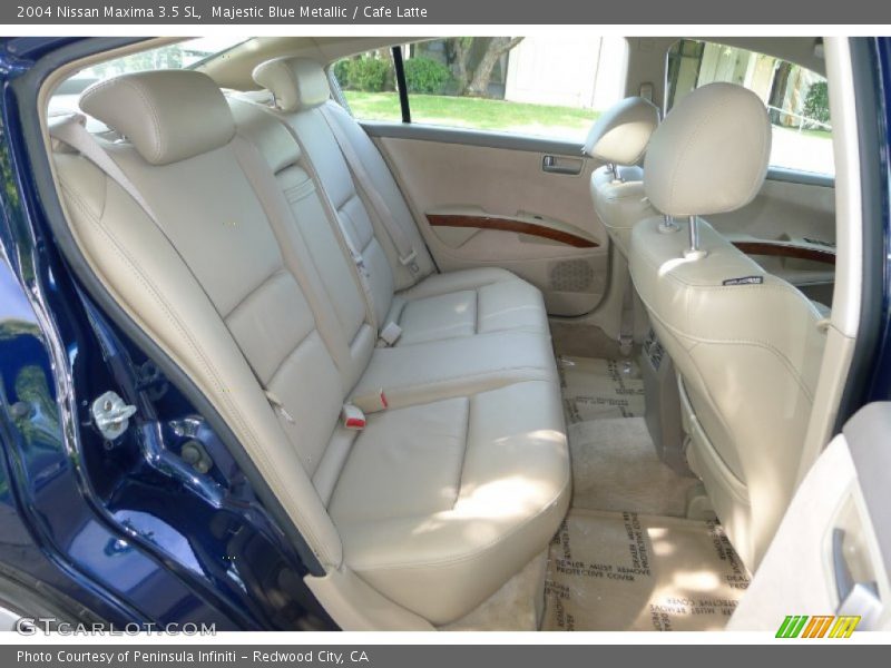 Majestic Blue Metallic / Cafe Latte 2004 Nissan Maxima 3.5 SL