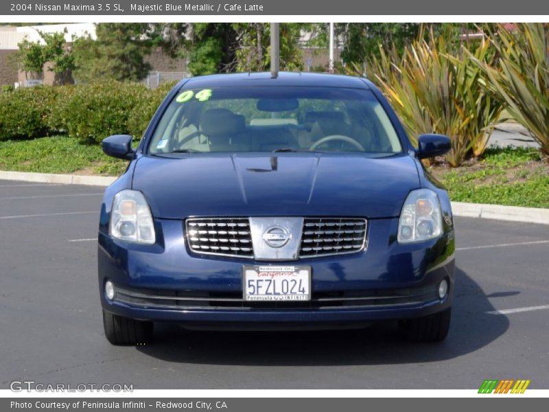 Majestic Blue Metallic / Cafe Latte 2004 Nissan Maxima 3.5 SL