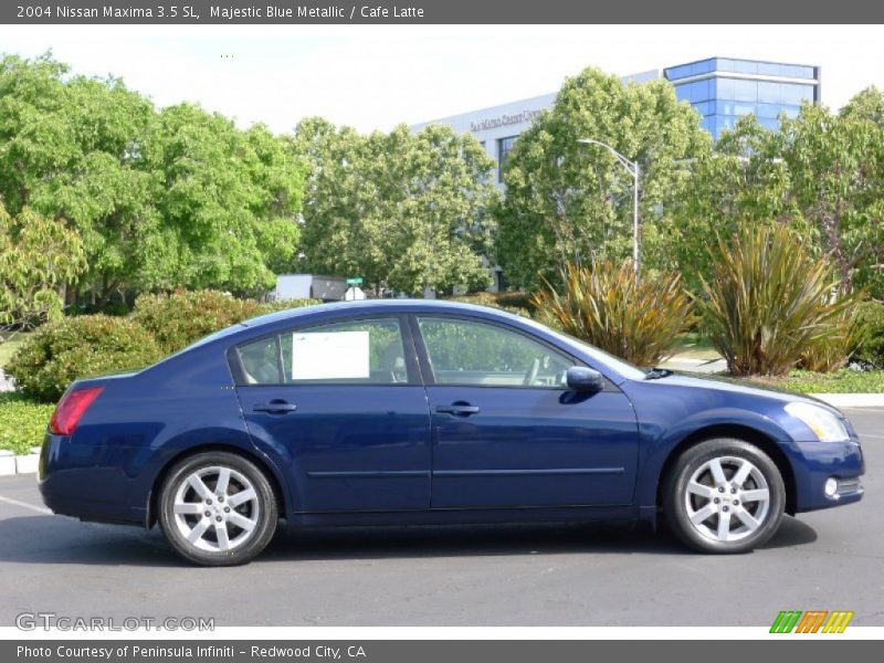 Majestic Blue Metallic / Cafe Latte 2004 Nissan Maxima 3.5 SL