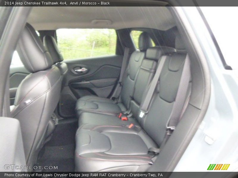 Rear Seat of 2014 Cherokee Trailhawk 4x4