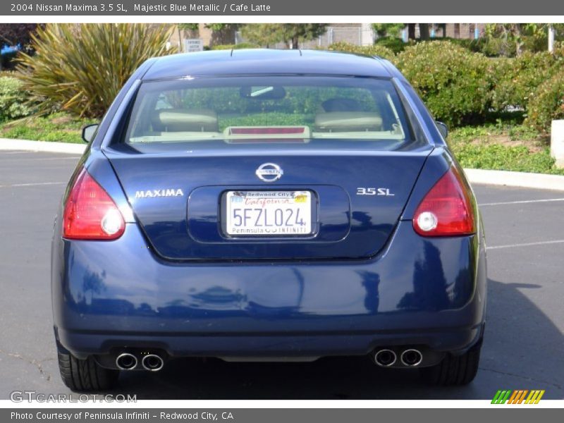 Majestic Blue Metallic / Cafe Latte 2004 Nissan Maxima 3.5 SL