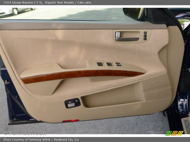 Majestic Blue Metallic / Cafe Latte 2004 Nissan Maxima 3.5 SL