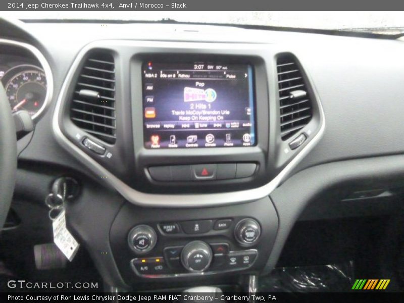 Controls of 2014 Cherokee Trailhawk 4x4