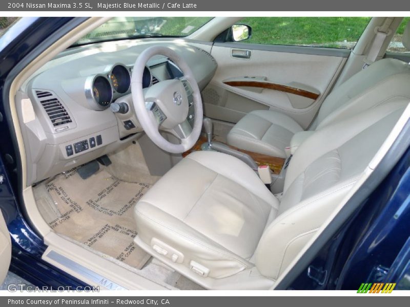 Majestic Blue Metallic / Cafe Latte 2004 Nissan Maxima 3.5 SL
