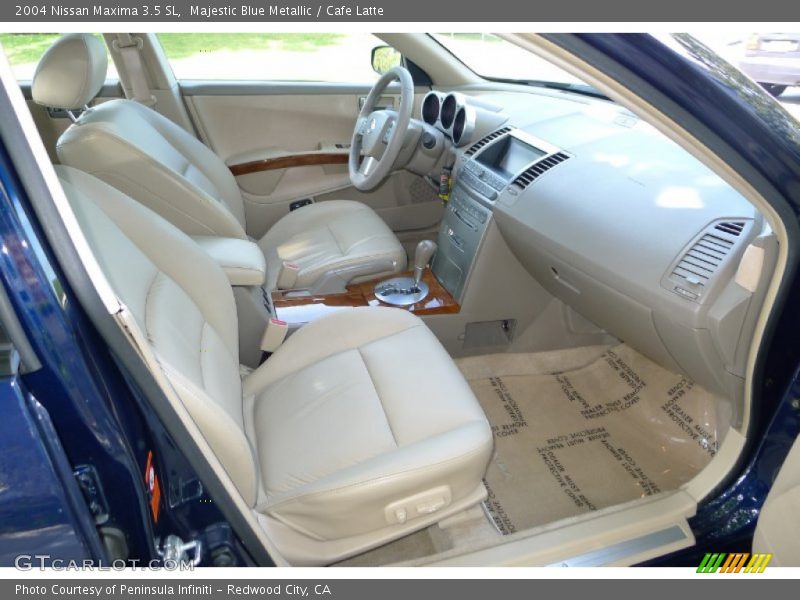 Majestic Blue Metallic / Cafe Latte 2004 Nissan Maxima 3.5 SL