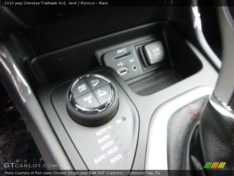 Controls of 2014 Cherokee Trailhawk 4x4