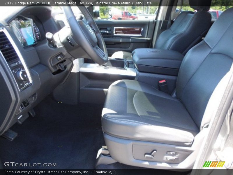 Mineral Gray Metallic / Dark Slate 2012 Dodge Ram 2500 HD Laramie Mega Cab 4x4