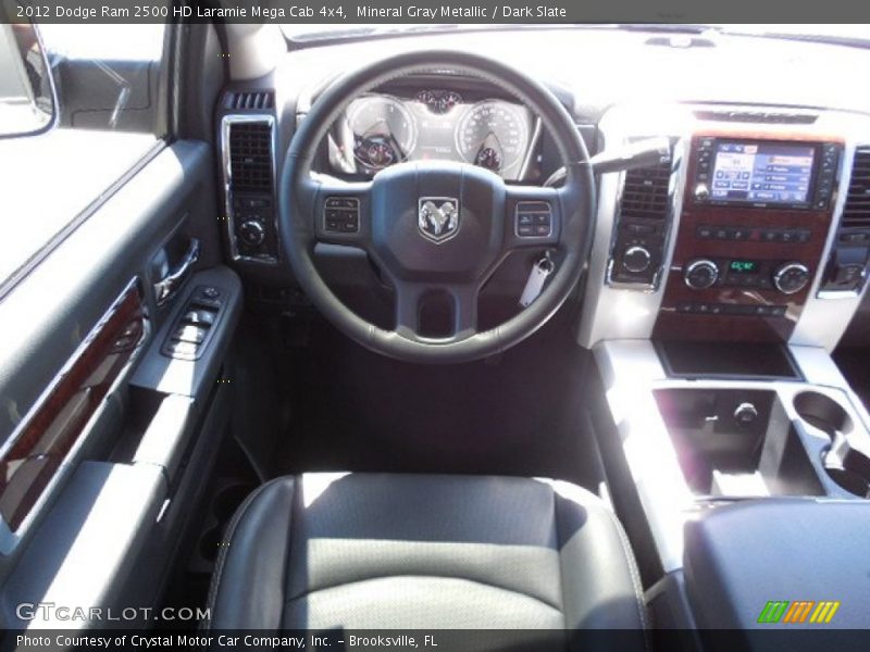 Mineral Gray Metallic / Dark Slate 2012 Dodge Ram 2500 HD Laramie Mega Cab 4x4