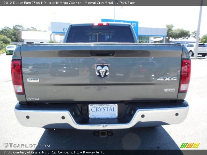Mineral Gray Metallic / Dark Slate 2012 Dodge Ram 2500 HD Laramie Mega Cab 4x4