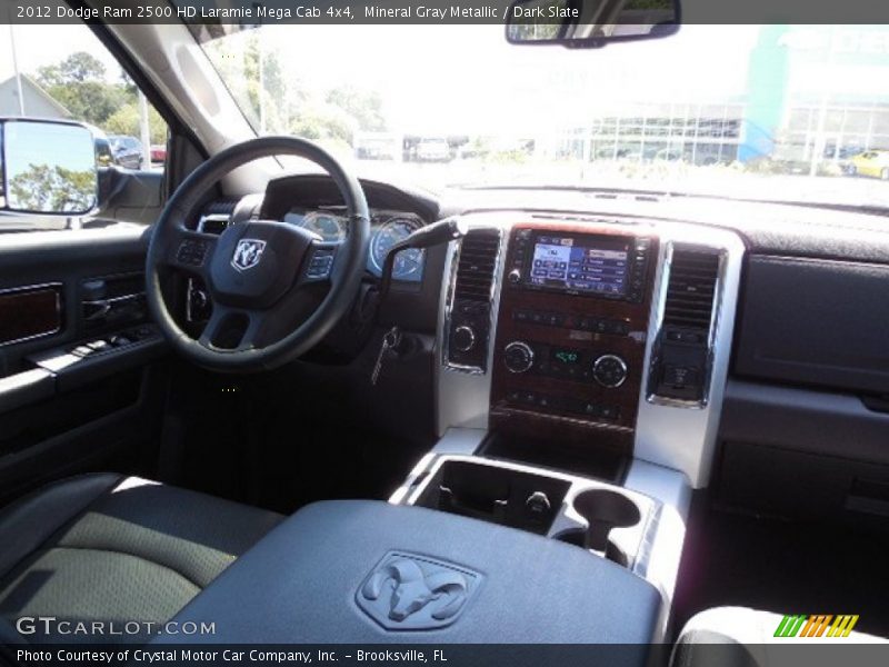 Mineral Gray Metallic / Dark Slate 2012 Dodge Ram 2500 HD Laramie Mega Cab 4x4