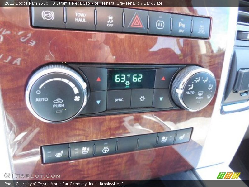 Mineral Gray Metallic / Dark Slate 2012 Dodge Ram 2500 HD Laramie Mega Cab 4x4