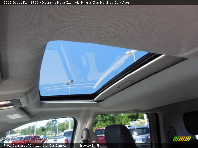 Mineral Gray Metallic / Dark Slate 2012 Dodge Ram 2500 HD Laramie Mega Cab 4x4