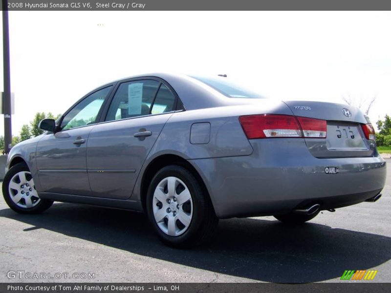 Steel Gray / Gray 2008 Hyundai Sonata GLS V6