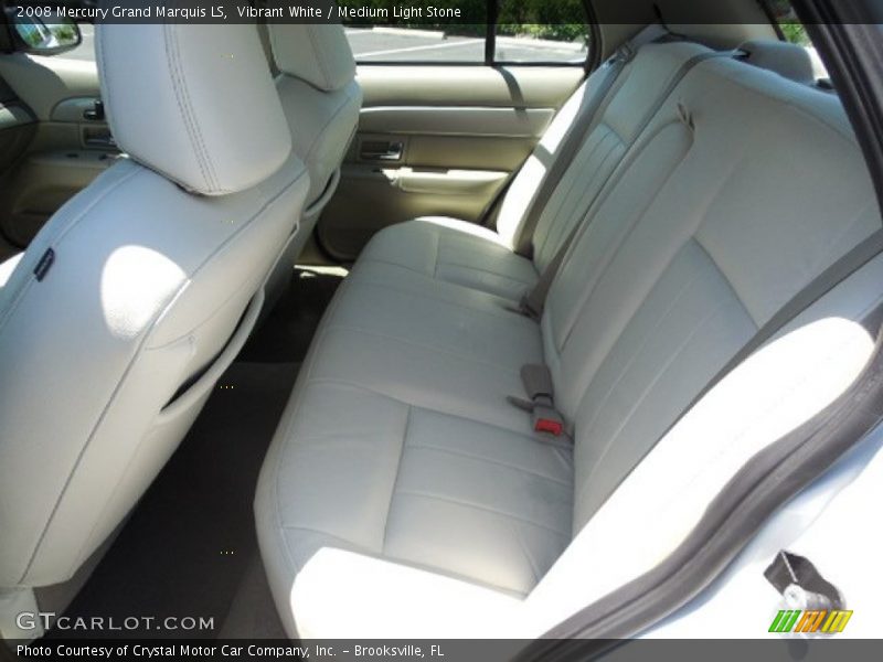 Vibrant White / Medium Light Stone 2008 Mercury Grand Marquis LS