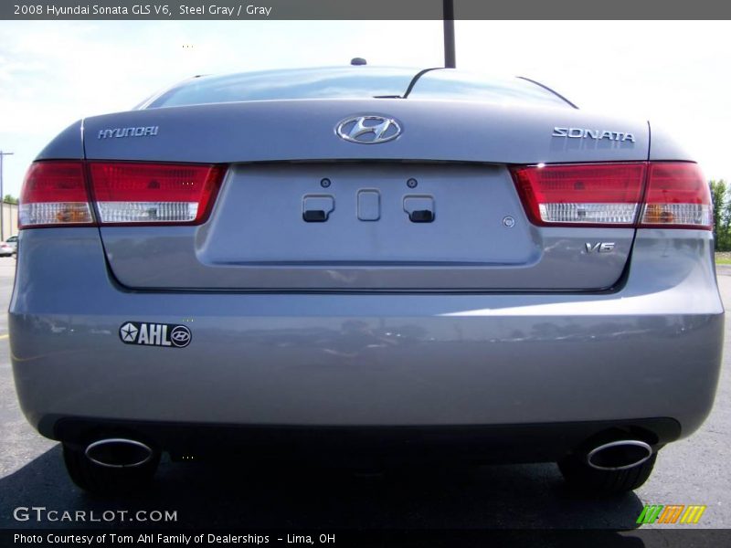 Steel Gray / Gray 2008 Hyundai Sonata GLS V6