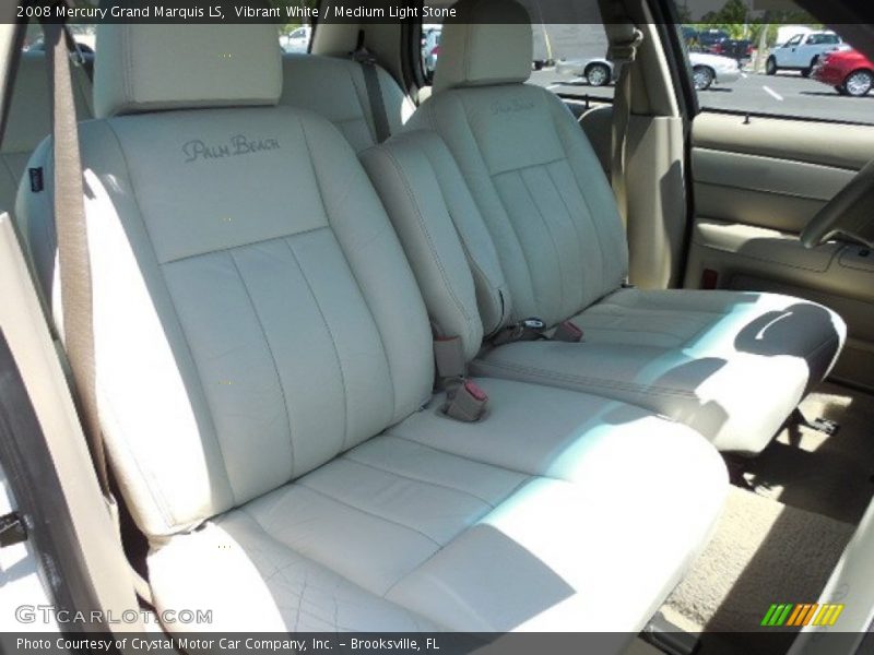 Vibrant White / Medium Light Stone 2008 Mercury Grand Marquis LS