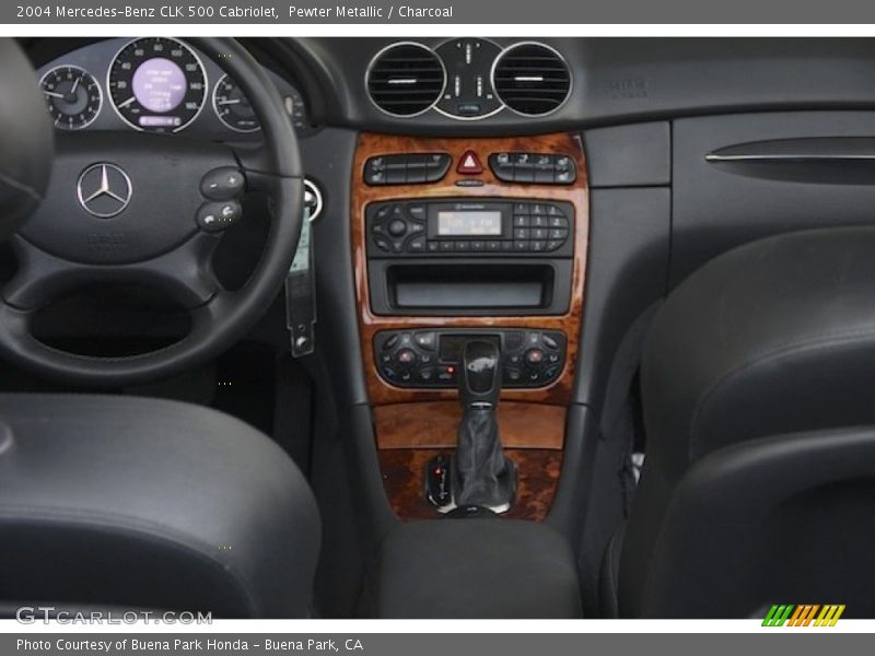 Pewter Metallic / Charcoal 2004 Mercedes-Benz CLK 500 Cabriolet