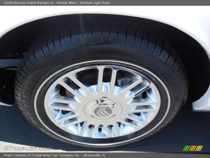 Vibrant White / Medium Light Stone 2008 Mercury Grand Marquis LS