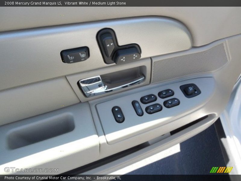 Vibrant White / Medium Light Stone 2008 Mercury Grand Marquis LS