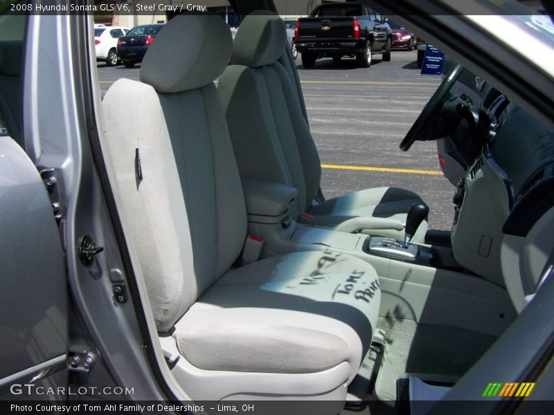 Steel Gray / Gray 2008 Hyundai Sonata GLS V6