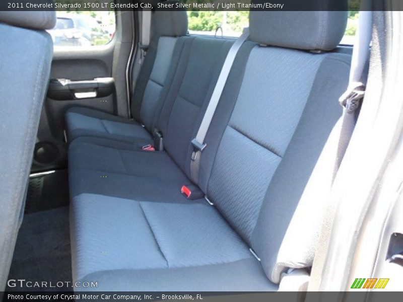 Sheer Silver Metallic / Light Titanium/Ebony 2011 Chevrolet Silverado 1500 LT Extended Cab
