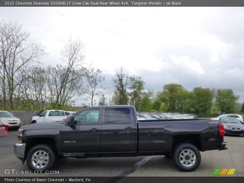 Tungsten Metallic / Jet Black 2015 Chevrolet Silverado 3500HD LT Crew Cab Dual Rear Wheel 4x4