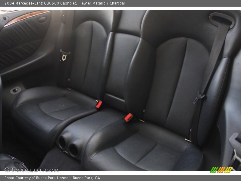 Pewter Metallic / Charcoal 2004 Mercedes-Benz CLK 500 Cabriolet