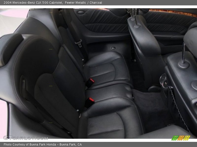 Pewter Metallic / Charcoal 2004 Mercedes-Benz CLK 500 Cabriolet