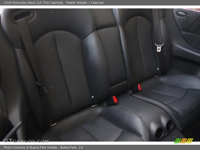 Pewter Metallic / Charcoal 2004 Mercedes-Benz CLK 500 Cabriolet