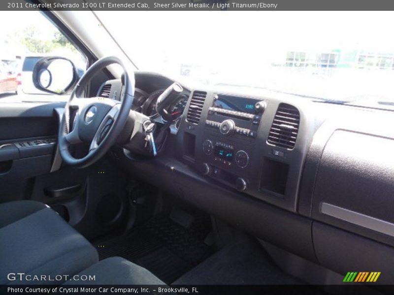 Sheer Silver Metallic / Light Titanium/Ebony 2011 Chevrolet Silverado 1500 LT Extended Cab