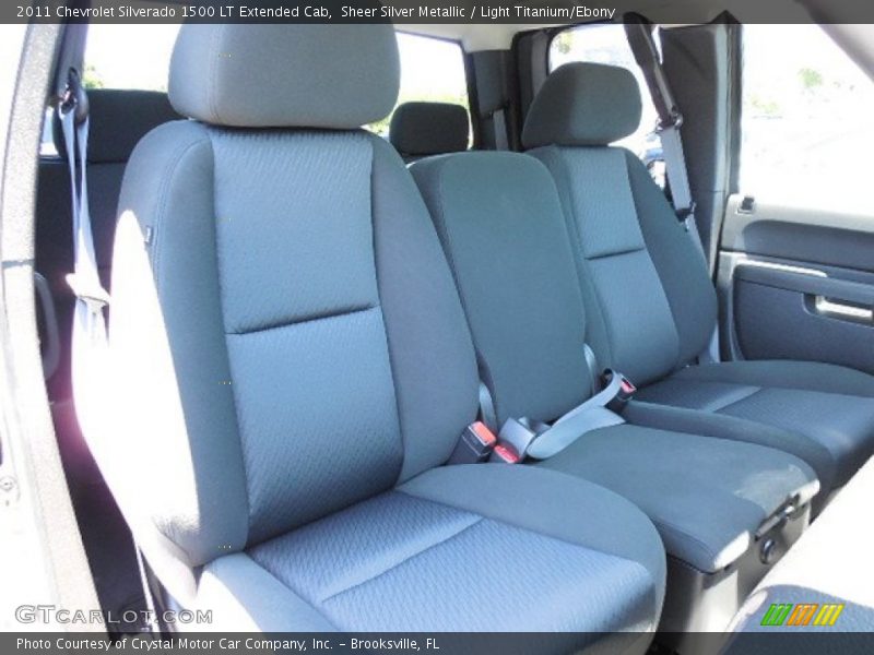 Sheer Silver Metallic / Light Titanium/Ebony 2011 Chevrolet Silverado 1500 LT Extended Cab