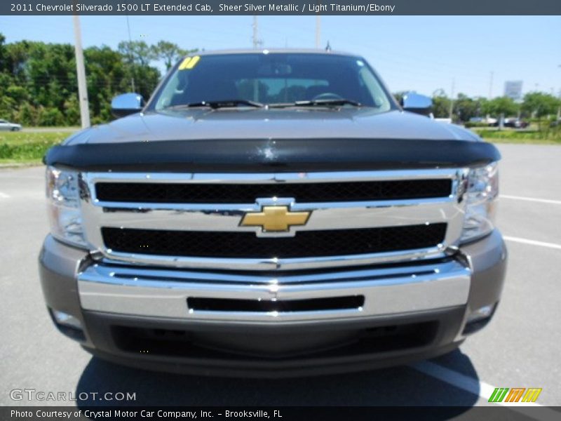 Sheer Silver Metallic / Light Titanium/Ebony 2011 Chevrolet Silverado 1500 LT Extended Cab