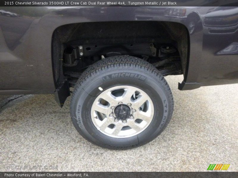 Tungsten Metallic / Jet Black 2015 Chevrolet Silverado 3500HD LT Crew Cab Dual Rear Wheel 4x4