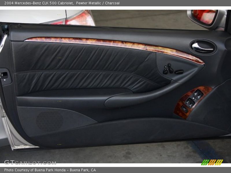 Pewter Metallic / Charcoal 2004 Mercedes-Benz CLK 500 Cabriolet