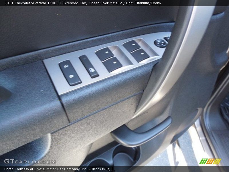 Sheer Silver Metallic / Light Titanium/Ebony 2011 Chevrolet Silverado 1500 LT Extended Cab