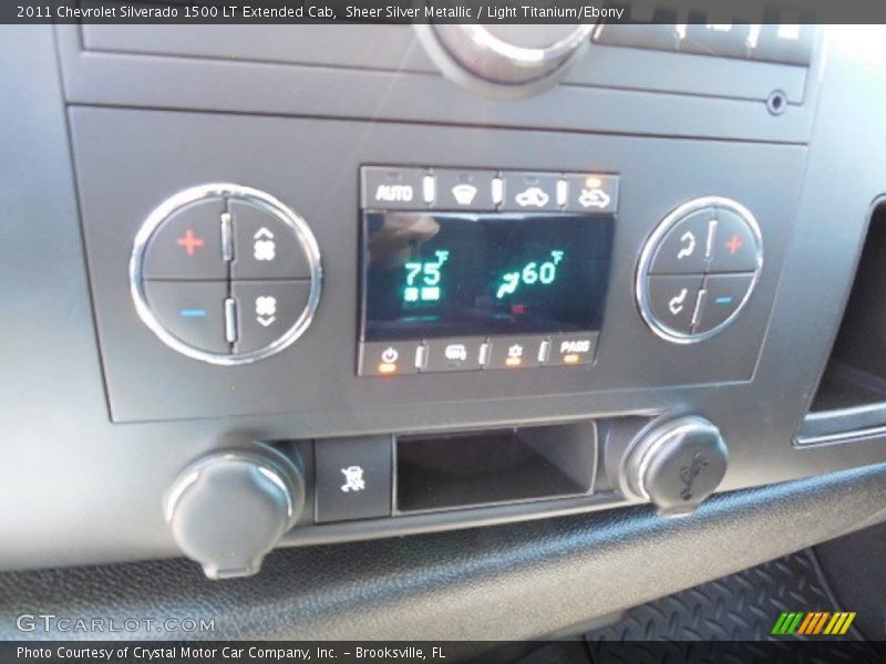 Sheer Silver Metallic / Light Titanium/Ebony 2011 Chevrolet Silverado 1500 LT Extended Cab