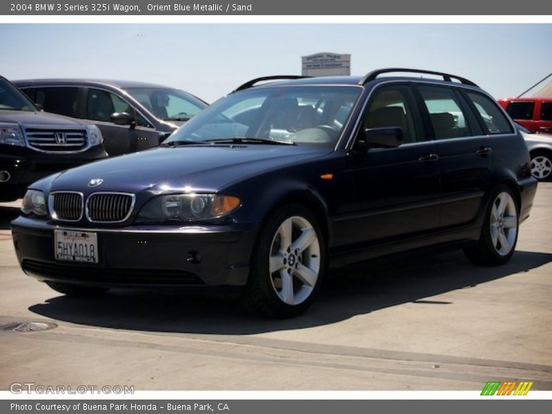 Orient Blue Metallic / Sand 2004 BMW 3 Series 325i Wagon