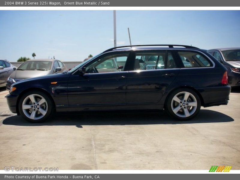 Orient Blue Metallic / Sand 2004 BMW 3 Series 325i Wagon